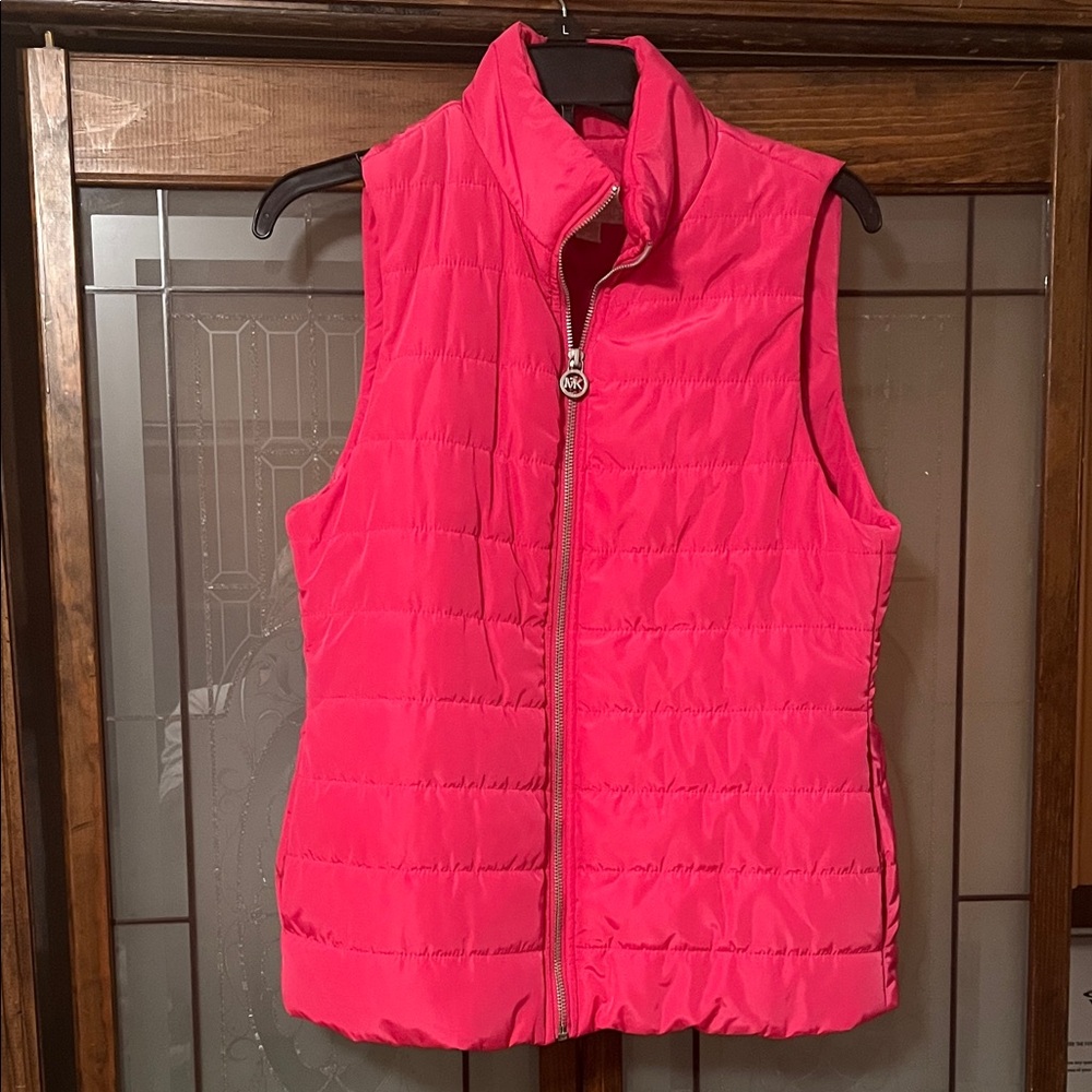 Michael Kors Fuchsia Quilted Vest